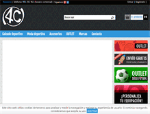 Tablet Screenshot of deportes4c.com